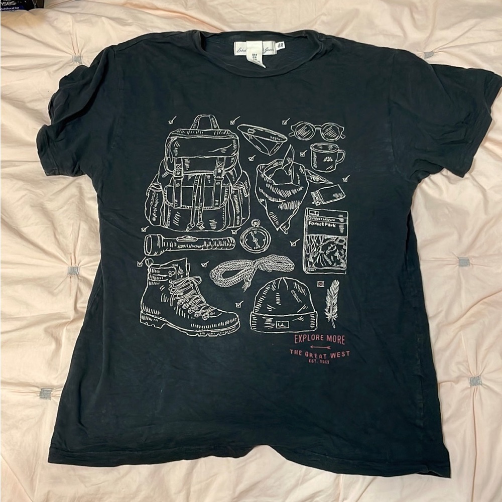 Black outdoor shirt